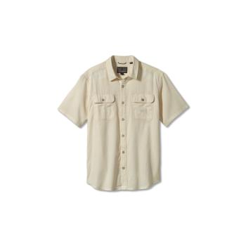 pánská košile krátký rukáv ROYAL ROBBINS Mens Cool Mesh Eco S/S, Creme velikost: M