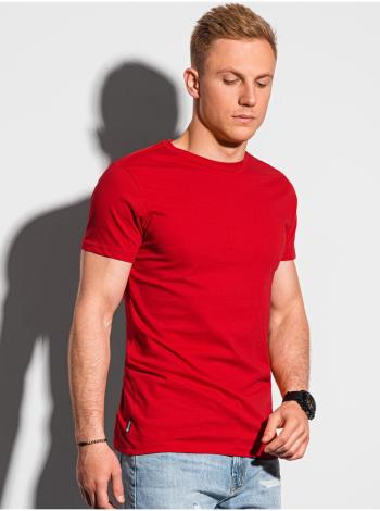 Pánské tričko bez potisku S1370 - červená