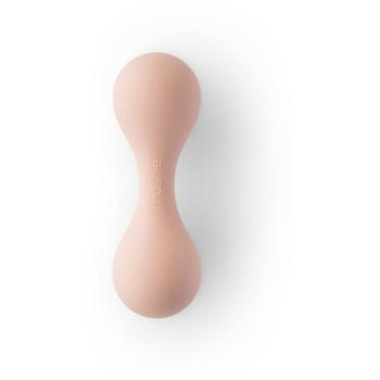 Mushie Silicone Rattle Toy chrastítko Blush 1 ks