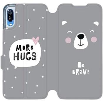 Flipové pouzdro na mobil Huawei Y6 2019 - MH06P Be brave - more hugs (5903226885633)
