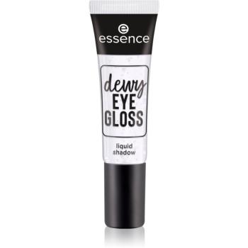 Essence dewy EYE GLOSS lesklé oční stíny odstín 01 Crystal Clear 8 ml