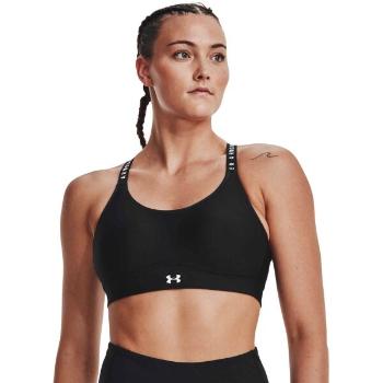 Under Armour INFINITY MID COVERED Dámská sportovní podprsenka, černá, velikost