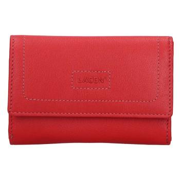 Lagen Dámská peněženka kožená BLC/4386 Červená