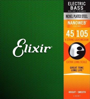 Elixir Bass 4-String Nanoweb Tvrdost: 045/105