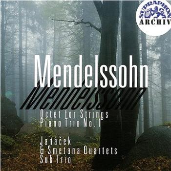 Janáčkovo  & Smetanovo kvarteto, Sukovo trio: Mendelssohn-Bartholdy :  Oktet pro smyčce, Klavírní tr (SU3602-2)