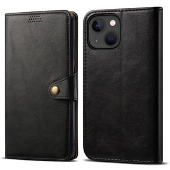 Lenuo Leather flipové pouzdro pro iPhone 13, černá (348115)