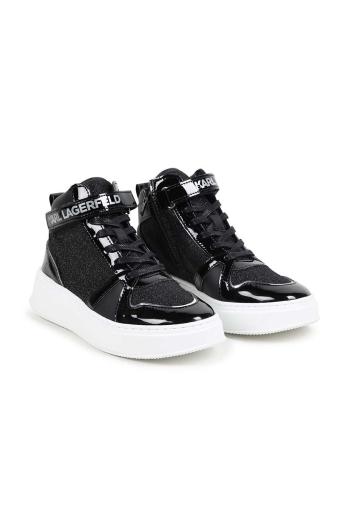 Dětské sneakers boty Karl Lagerfeld černá barva, Z30306