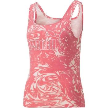 Puma POWER AOP TANK TOP Dámské tílko, růžová, velikost