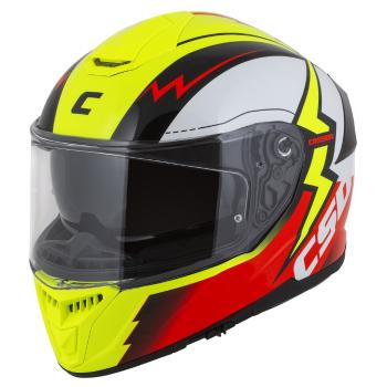 Moto přilba Cassida Integral GT 2.1 Flash žlutá fluo/červená fluo/černá/bílá  S (55-56)