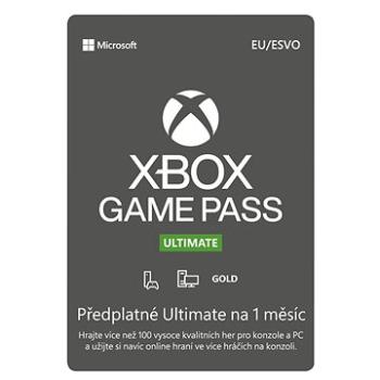 Xbox Game Pass Ultimate - 1 měsíční předplatné (QHW-00008)
