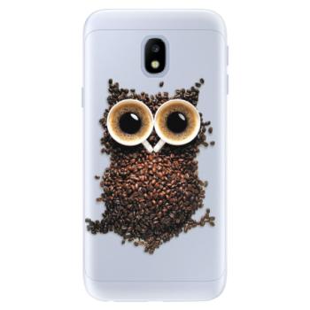 Silikonové pouzdro iSaprio - Owl And Coffee - Samsung Galaxy J3 2017