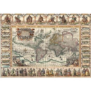 Art puzzle Puzzle Historická mapa světa 1000 dílků (8697950845847)