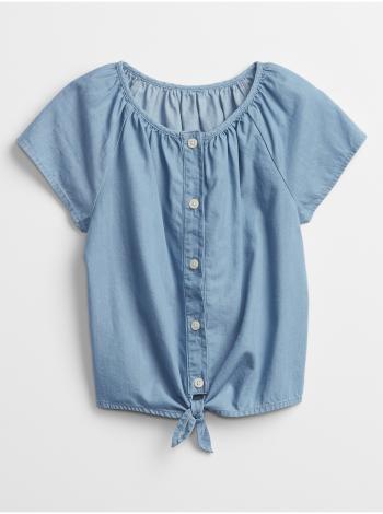 Modrý holčičí dětský top chambray