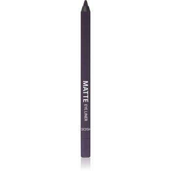 Gosh Matte tužka na oči s matným efektem odstín 010 Black Violet 1.2 g