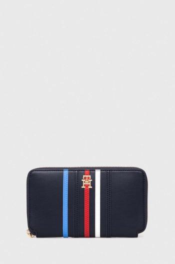 Peněženka Tommy Hilfiger tmavomodrá barva, AW0AW16165