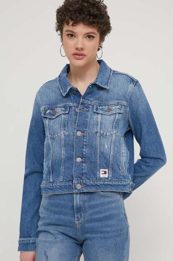 Džínová bunda Tommy Jeans dámská, přechodná, DW0DW17653