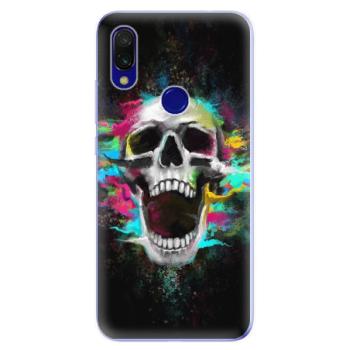 Odolné silikonové pouzdro iSaprio - Skull in Colors - Xiaomi Redmi 7