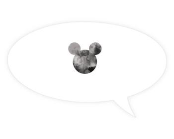 Samolepky bublina - 5kusů Mickey Mouse