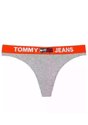 Dámská tanga Tommy Hilfiger UW0UW02823 M Šedá