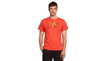 Dedicated T-shirt Stockholm Cyclopath Pale Red červené 18284