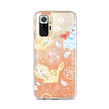 TopQ Xiaomi Redmi Note 10 Pro silikon Happy Cats 59507 (Sun-59507)