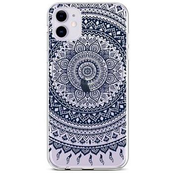 TopQ iPhone 11 silikon Navy Mandala 45050 (Sun-45050)