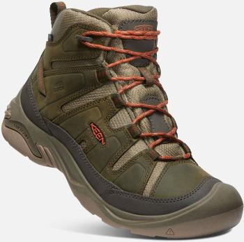 Keen CIRCADIA MID WP MEN dark olive/potters clay Velikost: 44.5 boty