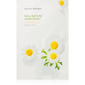 NATURE REPUBLIC Real Nature Chamomile Mask Sheet hydratační plátýnková maska s heřmánkem 23 ml