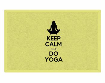 Rohožka Keep calm and do yoga