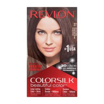 Revlon Colorsilk Beautiful Color 59,1 ml barva na vlasy pro ženy poškozená krabička 27 Deep Rich Brown na barvené vlasy; na všechny typy vlasů