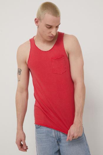 Bavlněné tričko Produkt by Jack & Jones červená barva