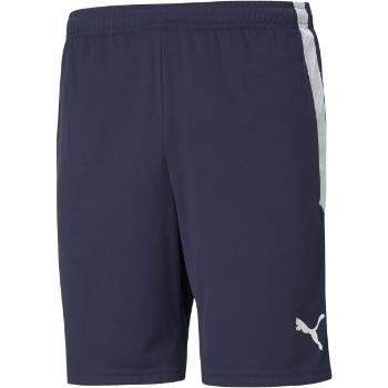 Puma TEAM LIGA TRAINING SHORTS Pánské fotbalové kraťasy, tmavě modrá, velikost