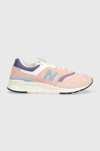 Sneakers boty New Balance CW997HVG růžová barva