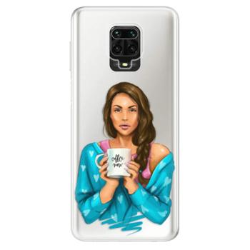 Odolné silikonové pouzdro iSaprio - Coffe Now - Brunette - Xiaomi Redmi Note 9 Pro / Note 9S