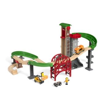 Brio World 33887 Sada Sklad se zvedacím a nakládacím zařízením