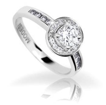 Modesi Třpytivý stříbrný prsten WAIYS-R 58 mm
