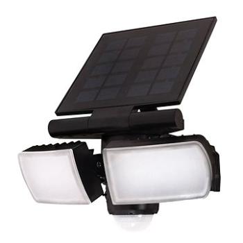 Solight LED solární osvětlení se senzorem, 8W, 600lm, Li-on, černá (WO772)