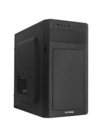 1stCOOL skříň STEP 3 ver.1, micro ATX, AU, USB 2.0, bez zdroje, Black, MC-STEP3-AU-USB