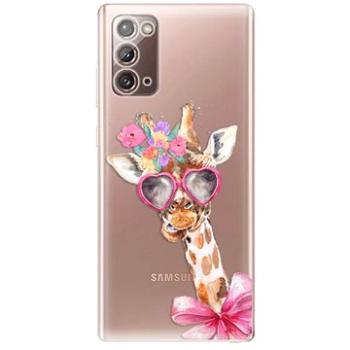 iSaprio Lady Giraffe pro Samsung Galaxy Note 20 (ladgir-TPU3_GN20)