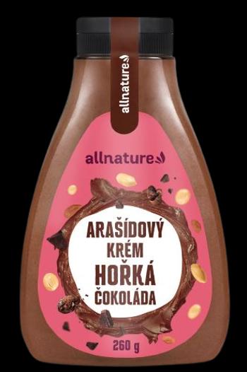 Allnature Arašídový krém s hořkou čokoládou 260 g