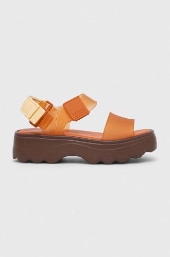 Sandály Melissa MELISSA KICK OFF SANDAL AD dámské, oranžová barva, na platformě, M.32823.AJ295