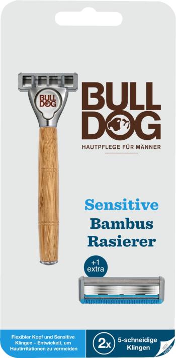 Bulldog Sensitive Bamboo holící strojek + náhradní hlavice 2 ks