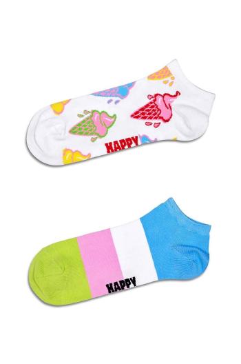 Ponožky Happy Socks Ice Cream & Stripe Low 2-pack