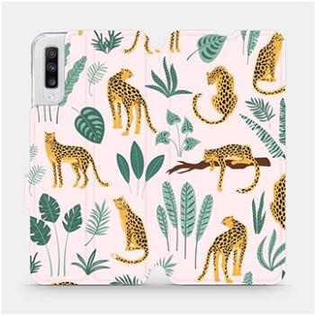 Flip pouzdro na mobil Samsung Galaxy A70 - MP07S Leopardi (5903516784370)