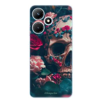 Odolné silikonové pouzdro iSaprio - Skull in Roses - Infinix Hot 30i