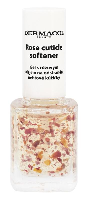 Dermacol Rose cuticle softener gel s růžovým olejem na nehty 12 ml