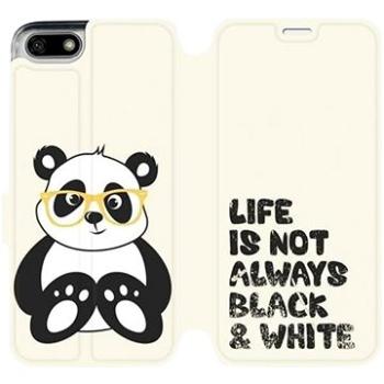 Flipové pouzdro na mobil Honor 7S - M041S Panda - life is not always black and white (5903226371983)