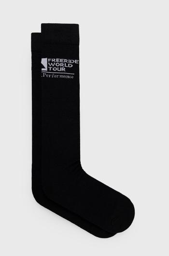 Ponožky ze směsi vlny Peak Performance černá barva