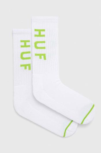 Ponožky HUF pánské, bílá barva