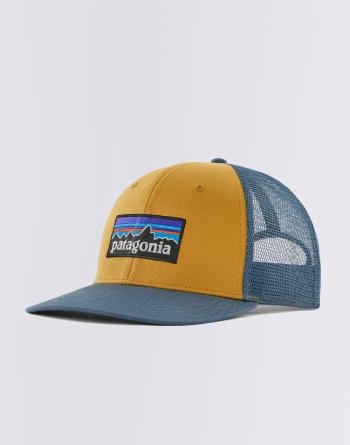 Patagonia P-6 Logo Trucker Hat Pufferfish Gold